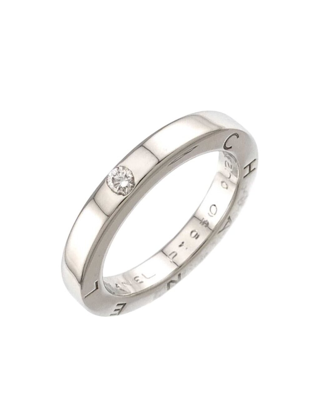 Chanel Ring Diamond Pt Platinum Signature